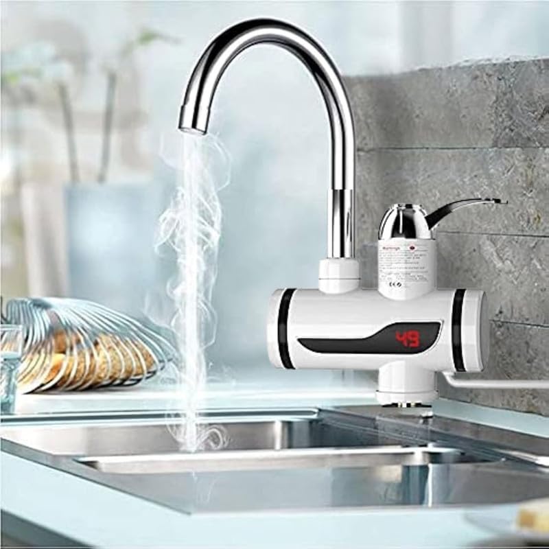 Instant Electric Hot Water Faucet with LED Display – Fast Heating Tap for Kitchen & Bathroom