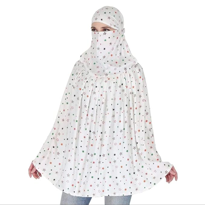 Scarfy Anti Pollution half face Scarf UV Sun Rays Protection Reyon Cotton Mask for Women