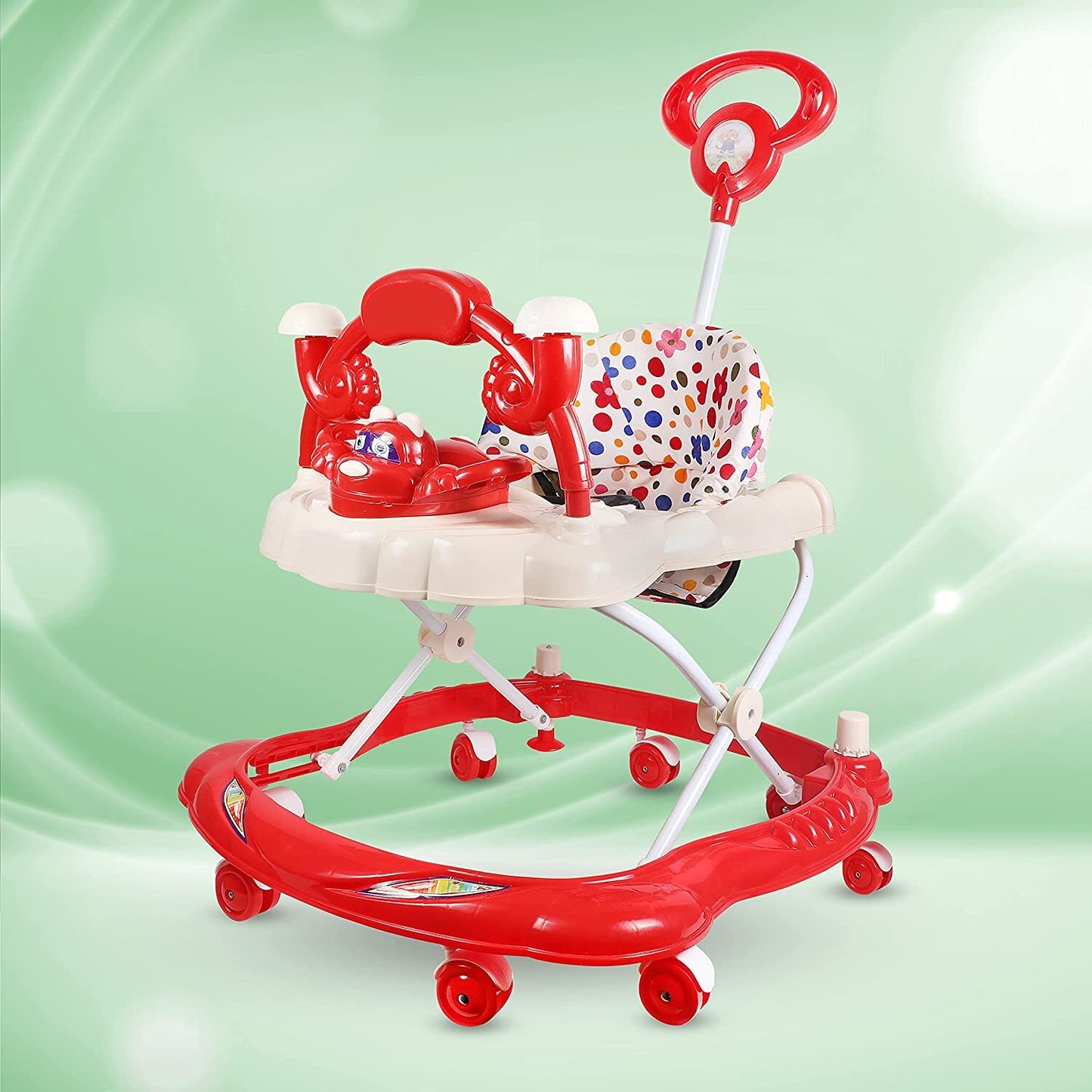 Shishu Panda Musical Walker 3-in-1 with Parent Rod