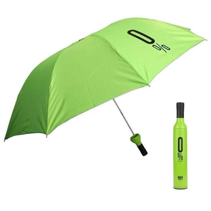 Trendy Bottle Umbrella – 3 Fold Auto Open Waterproof Umbrella with Bottle Case, Assorted Colour (Unisex)