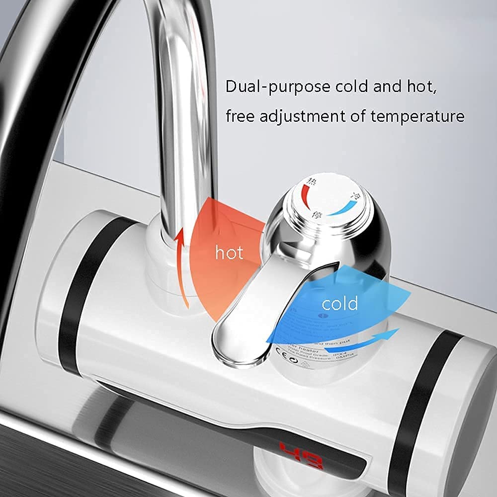 Instant Electric Hot Water Faucet with LED Display – Fast Heating Tap for Kitchen & Bathroom
