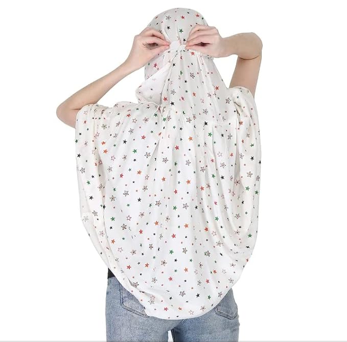 Scarfy Anti Pollution half face Scarf UV Sun Rays Protection Reyon Cotton Mask for Women