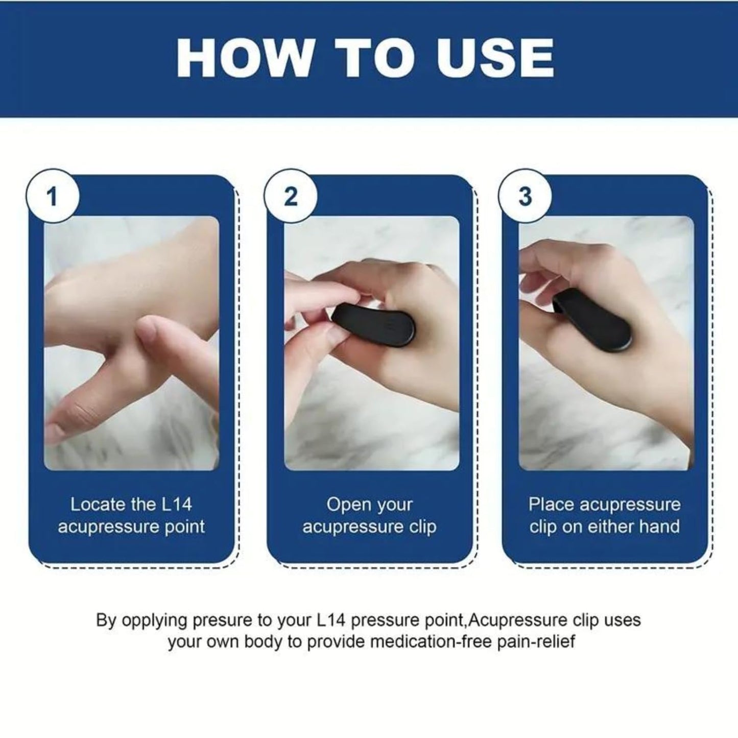 Acupressure Anti-Snoring Clip – Thumb Sleep Aid for Instant Snore Relief | Non-Invasive & Drug-Free Solution (Pack of 1)