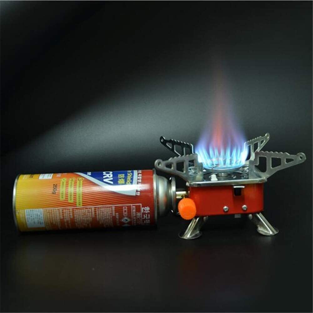 Portable Camping Gas Stove | High-Efficiency Outdoor Burner with Foldable Stand & Flame Control