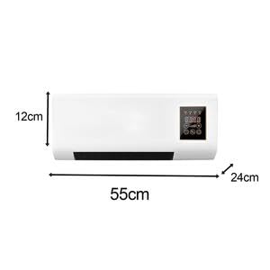Mini Air Conditioner Wall Mounted Air Cooler Cooling and Heating Air Cooler Fan with Remote Control Air Conditioning Hot Fan for Home Office Bedroom