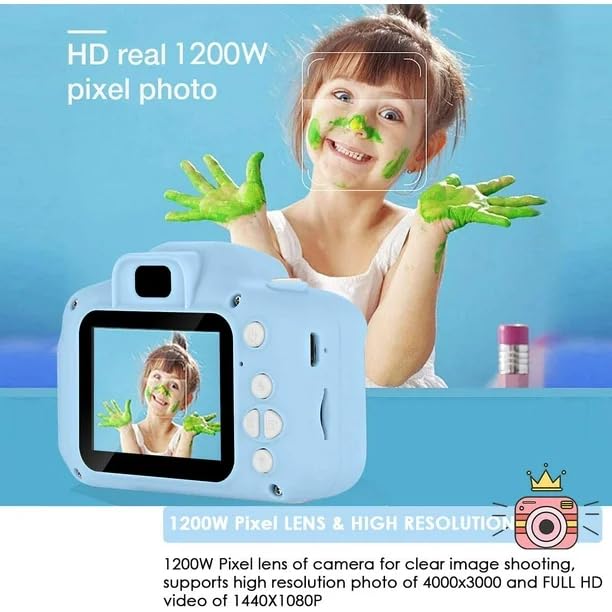 Kids Digital Camera – Rechargeable Toy Camera with Screen | Assorted
