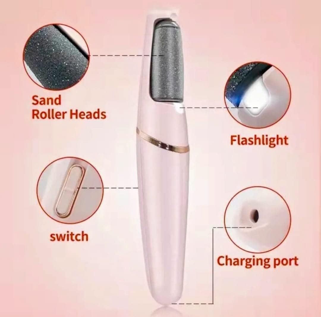 Electric Pedicure Foot Care Tool – Rechargeable Callus Remover | Smooth Feet at Home