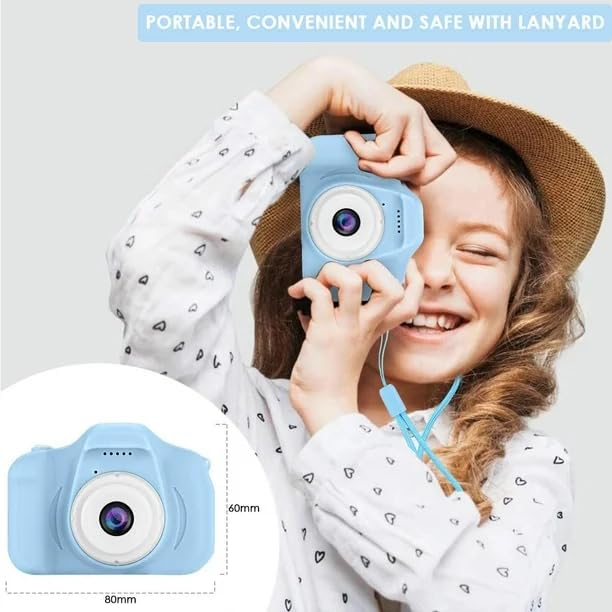Kids Digital Camera – Rechargeable Toy Camera with Screen | Assorted