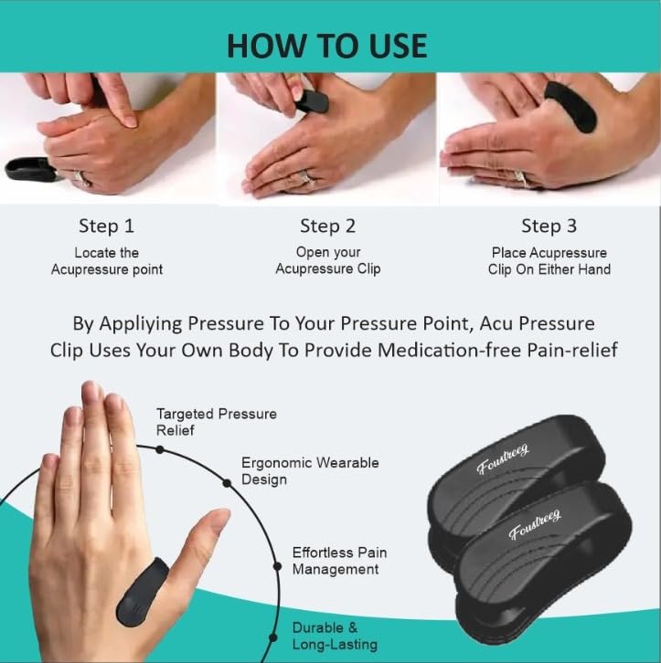 Acupressure Anti-Snoring Clip – Thumb Sleep Aid for Instant Snore Relief | Non-Invasive & Drug-Free Solution (Pack of 1)