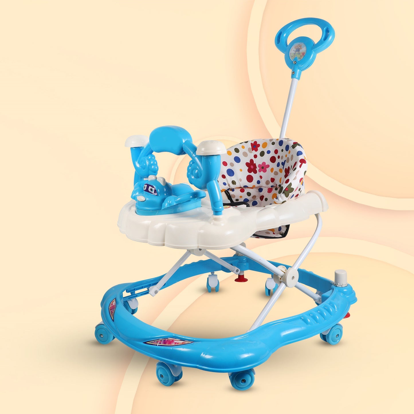 Shishu Panda Musical Walker 3-in-1 with Parent Rod