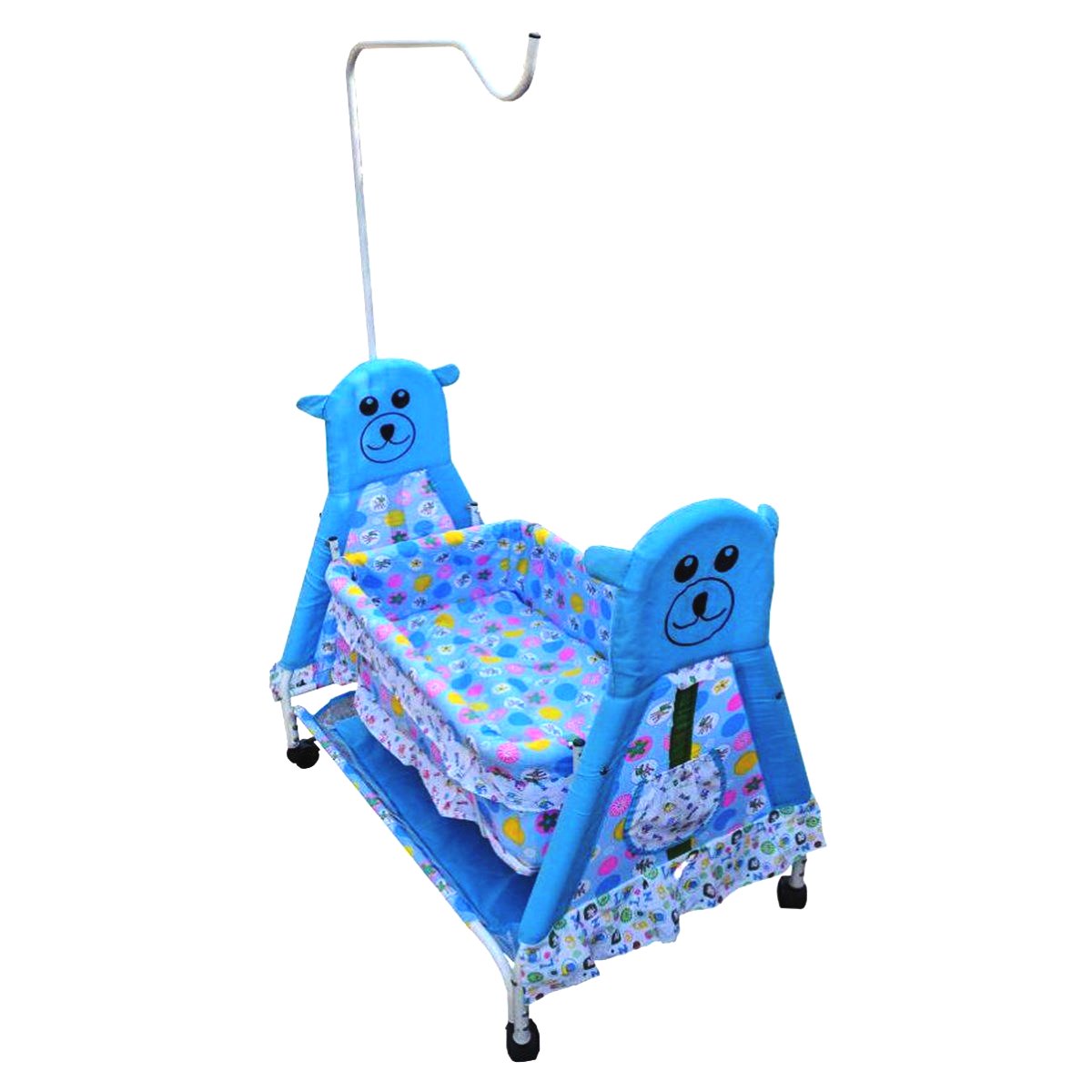 Shishu Baby Bassinet with Mosquito Net and Storage (Model J12)
