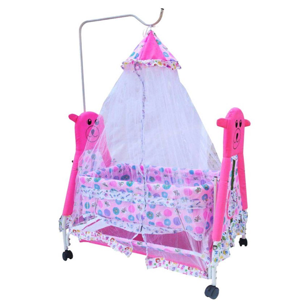 Shishu Baby Bassinet with Mosquito Net and Storage (Model J12)