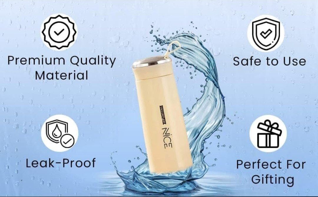 "NICE" Vacuum Insulated Thermos Bottle – 350ml | Assorted Colors