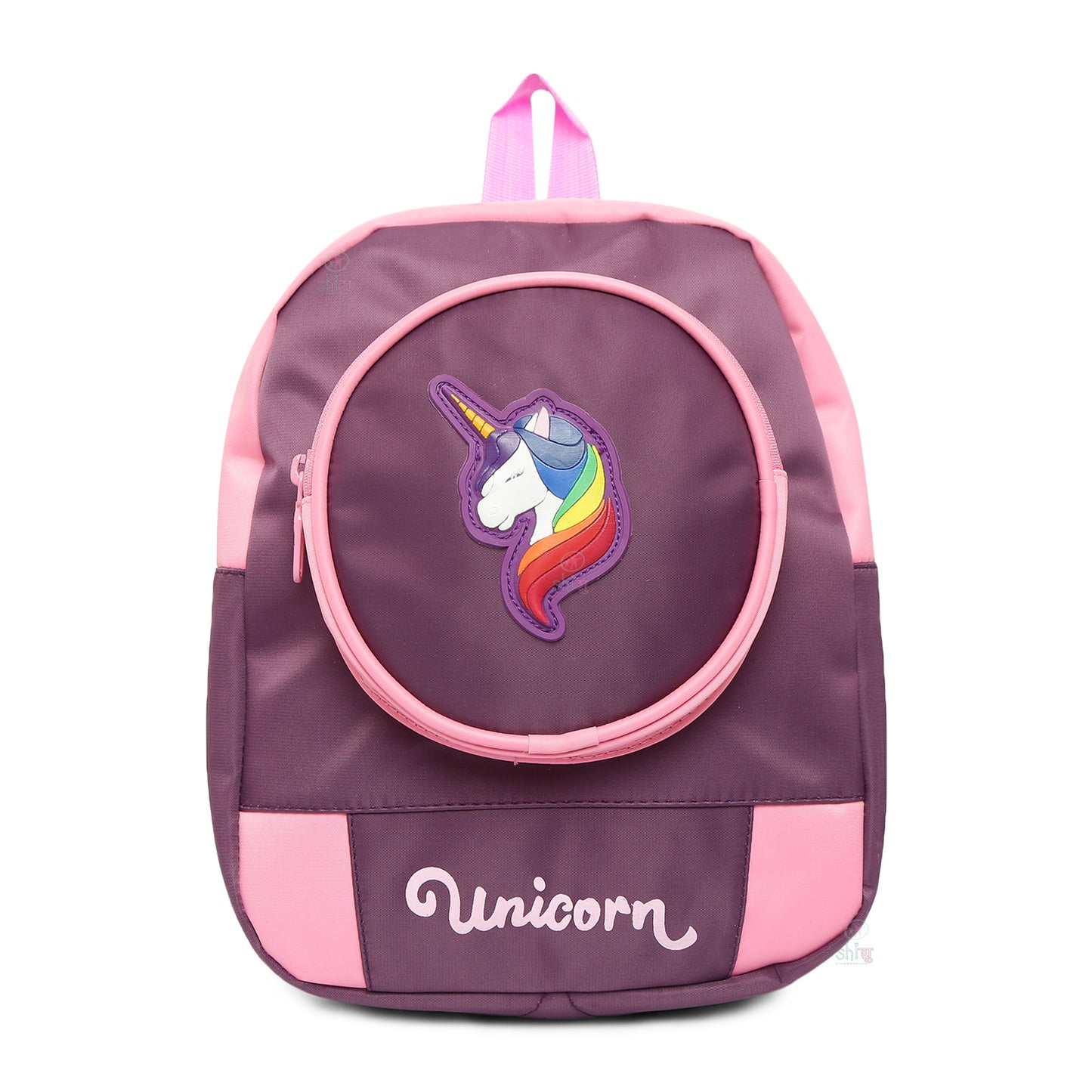 Shishu Unicorn School Bag Set for Girls - Backpack and Waist Bag Combo