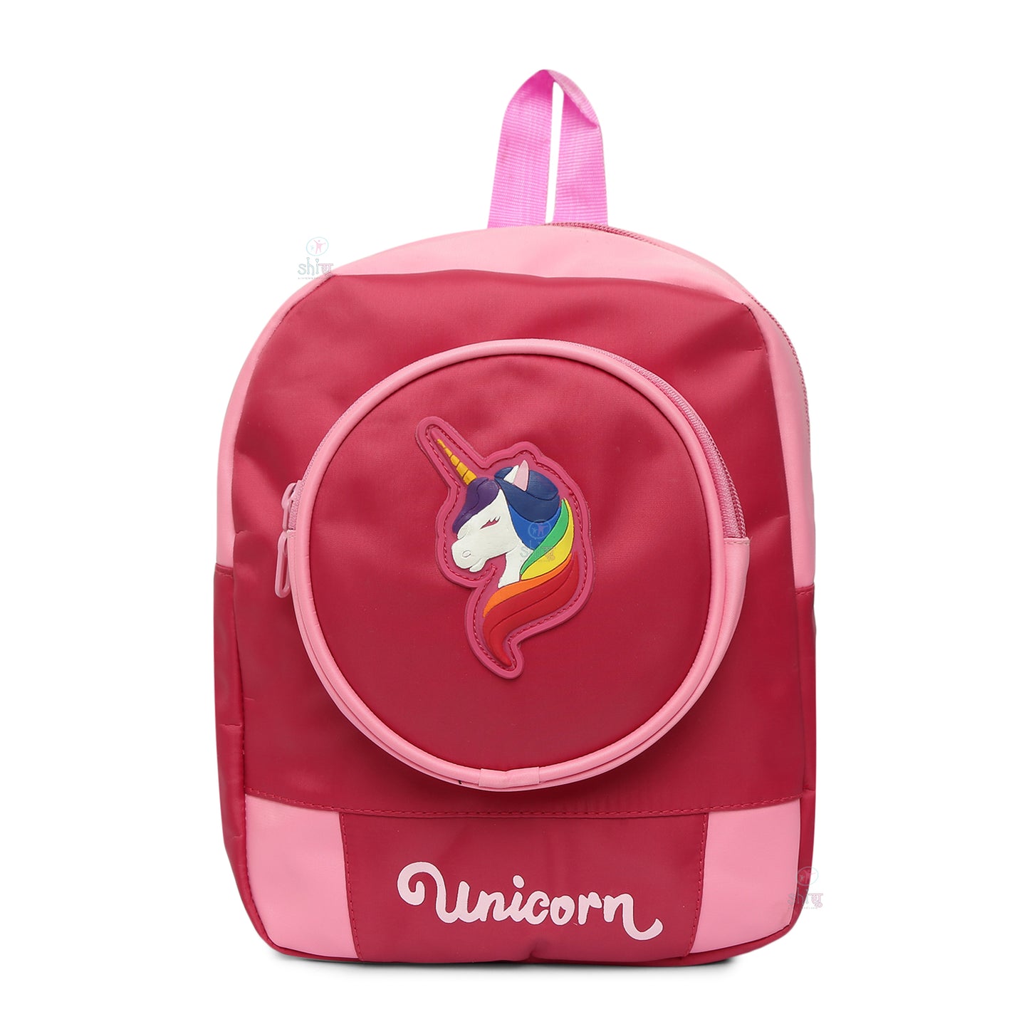 Shishu Unicorn School Bag Set for Girls - Backpack and Waist Bag Combo