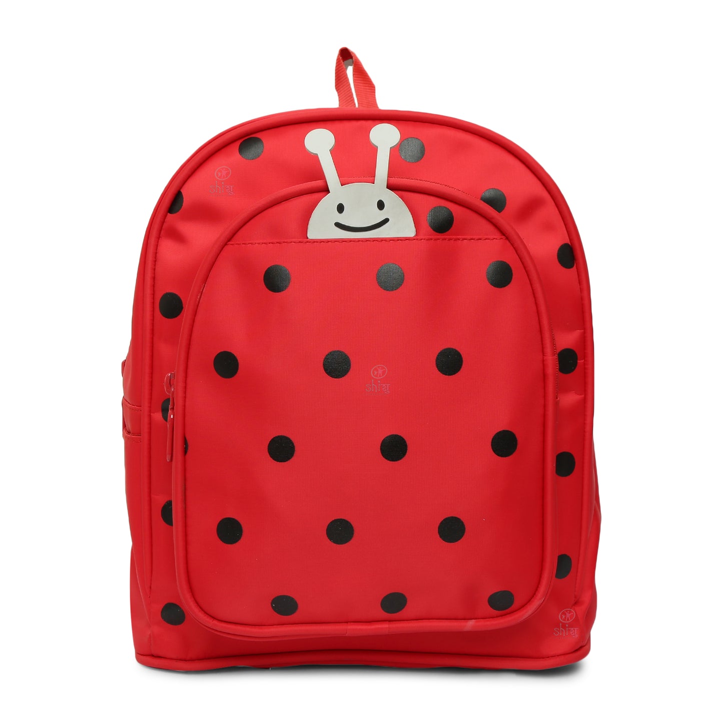 Shishu Ladybug School Bag Set for Girls - Backpack and Shoulder Bag Combo