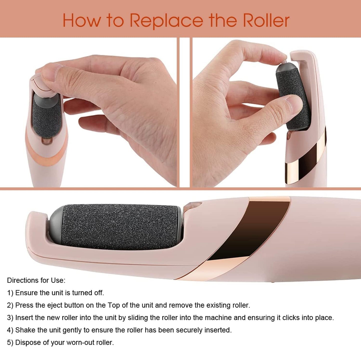 Electric Pedicure Foot Care Tool – Rechargeable Callus Remover | Smooth Feet at Home