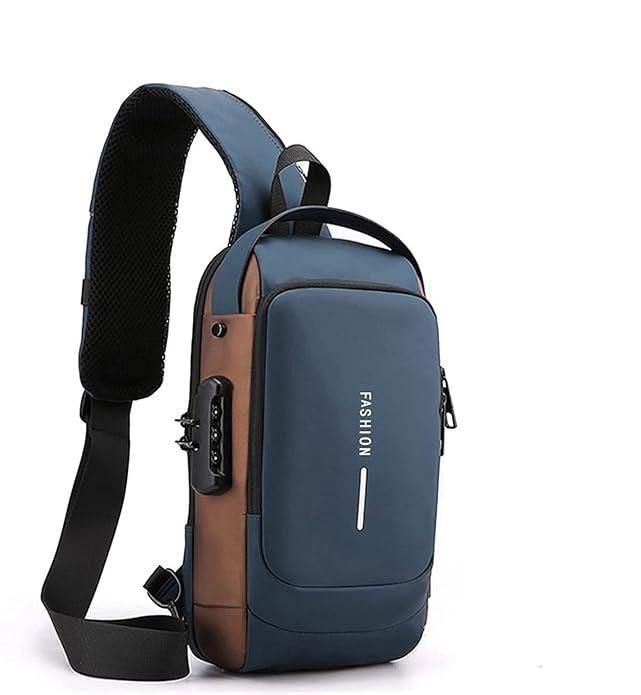 Unisex Leather Sling Bag – Crossbody Shoulder Bag for Men & Women