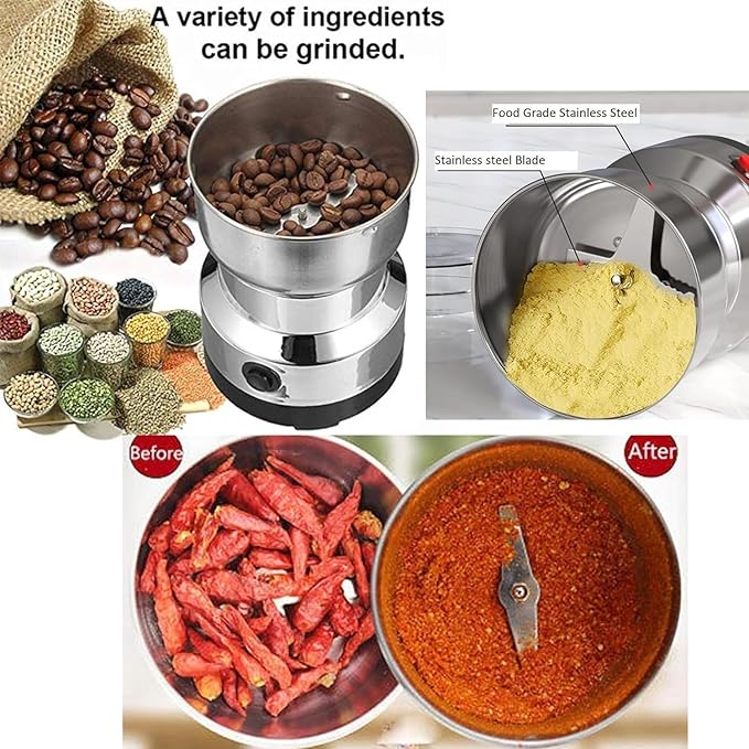 Electric Grinder – 200W | Stainless Steel Blade | Multipurpose