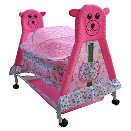 Shishu Baby Bassinet with Mosquito Net and Storage (Model J11)