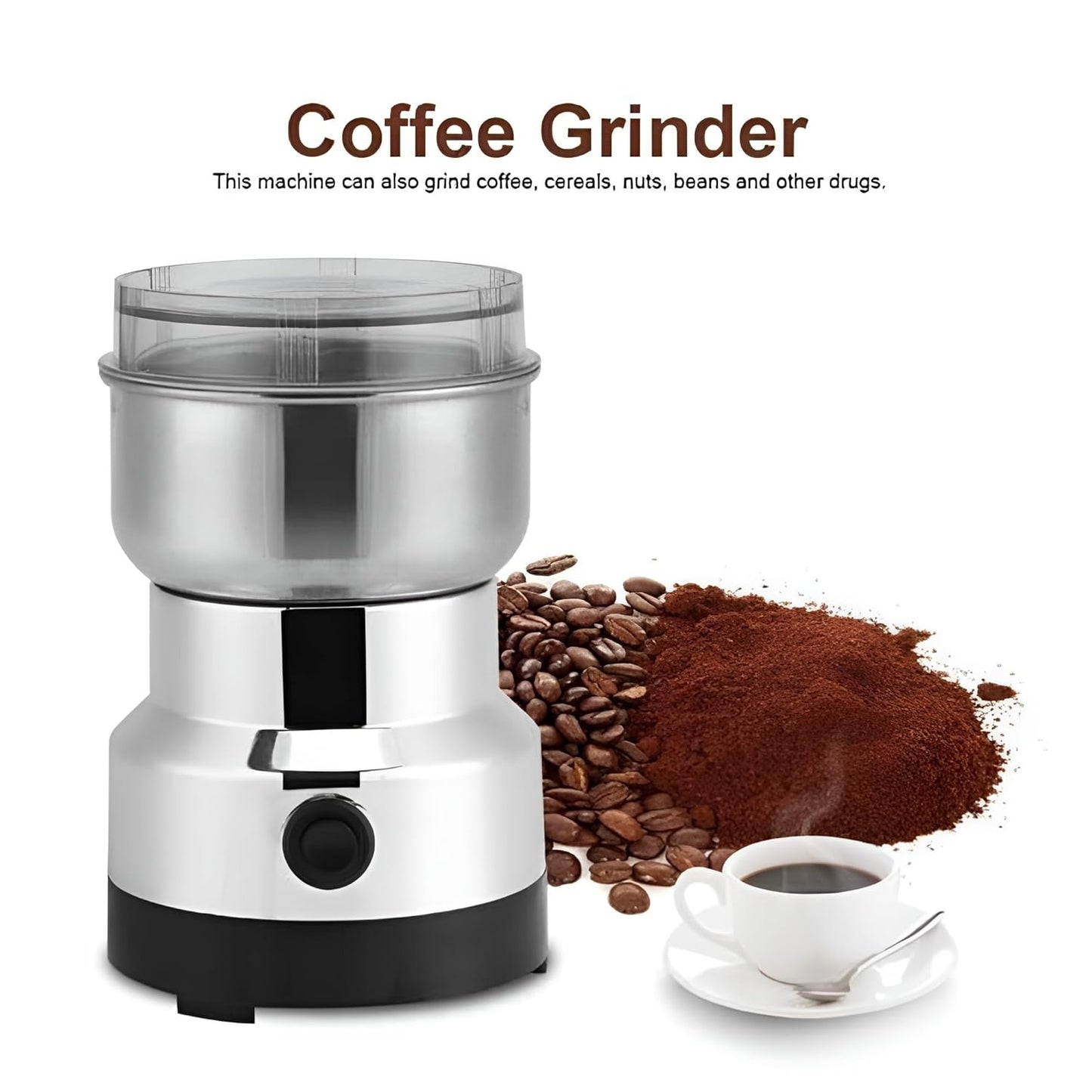 Electric Grinder – 200W | Stainless Steel Blade | Multipurpose