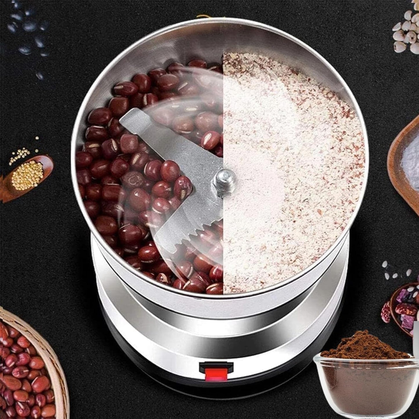 Electric Grinder – 200W | Stainless Steel Blade | Multipurpose