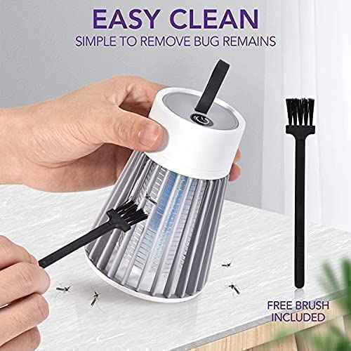USB Electric Mosquito Killer Lamp – Portable Insect Trap with UV Light | Silent & Safe for Home & Office (Pack of 1)