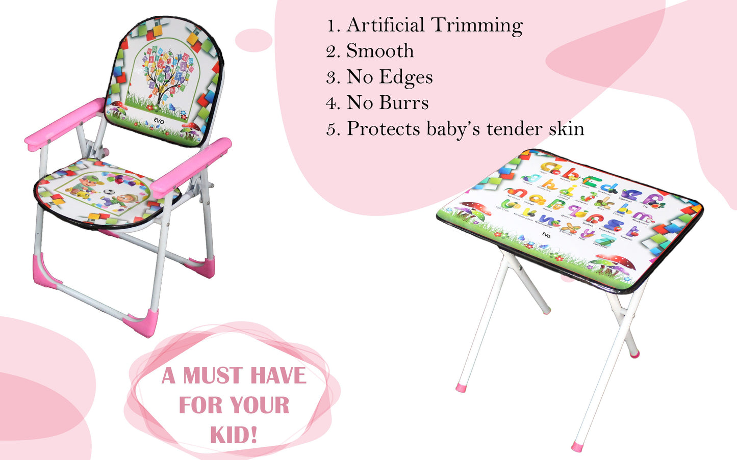 Shishu Kids Study Table and Chair Set