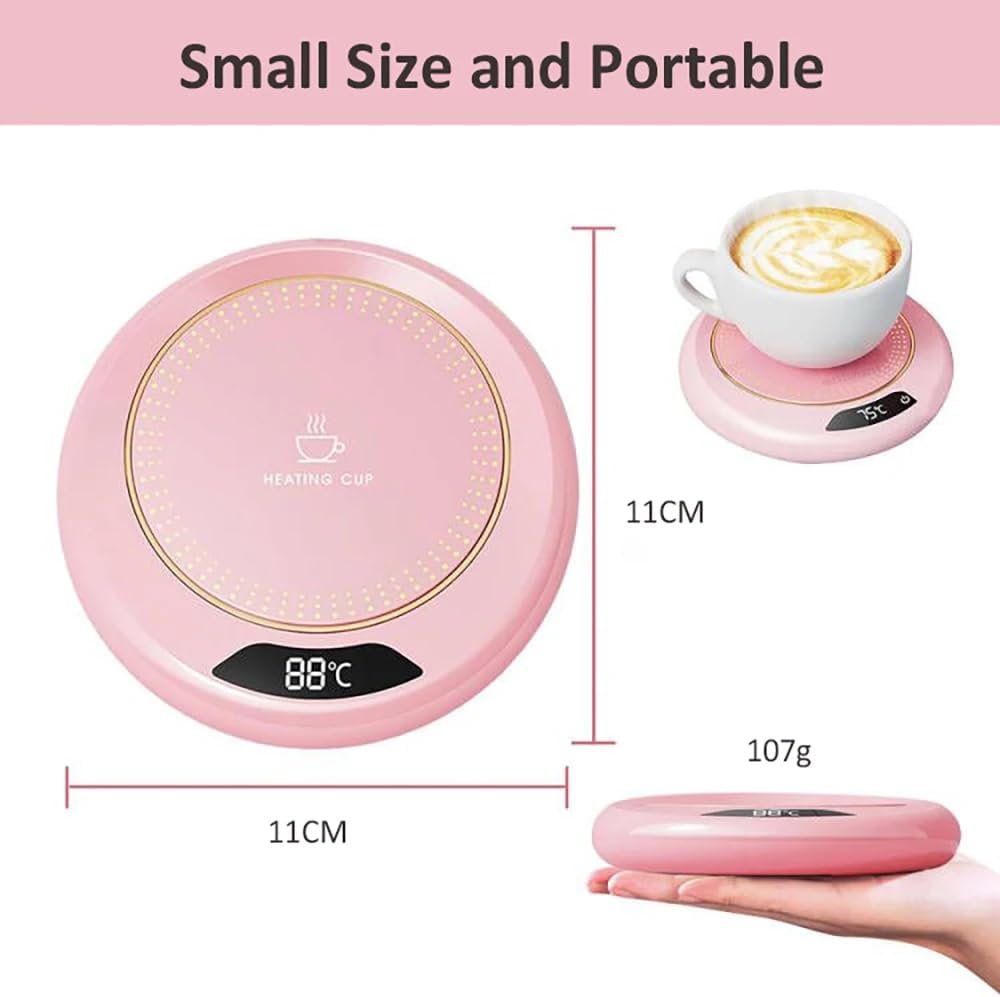 Smart Cup Warmer – USB Powered Beverage Heating Plate with Digital Display