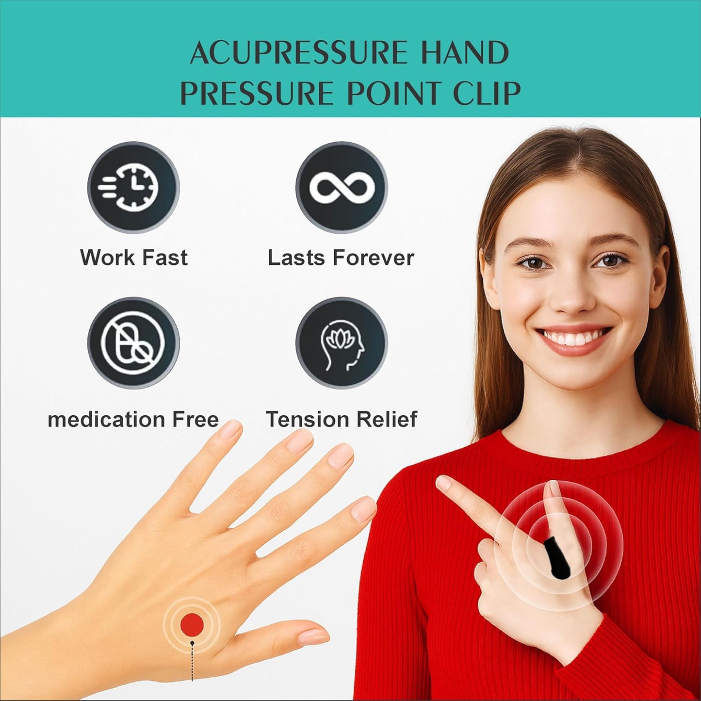 Acupressure Anti-Snoring Clip – Thumb Sleep Aid for Instant Snore Relief | Non-Invasive & Drug-Free Solution (Pack of 1)