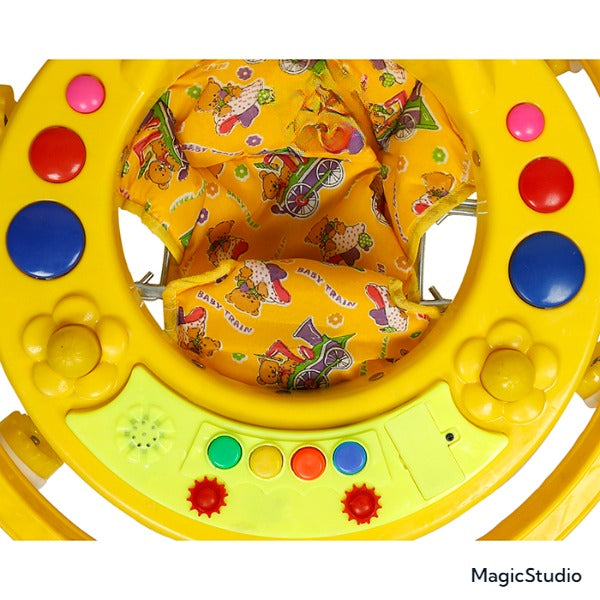 Shishu JoyRide Baby Walker – Musical Activity Walker with Adjustable Height