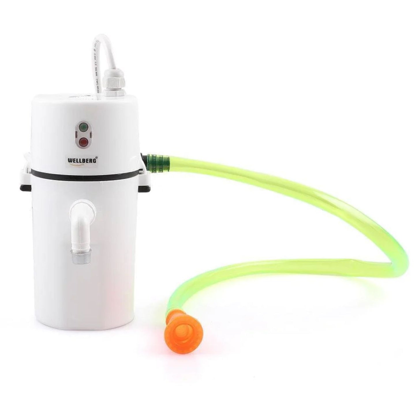 Palamu Portable Water Geyser in White, Instant Heating Water Heater with Digital Temperature Display, Compact and Energy Efficient for Kitchen and Bathroom Use