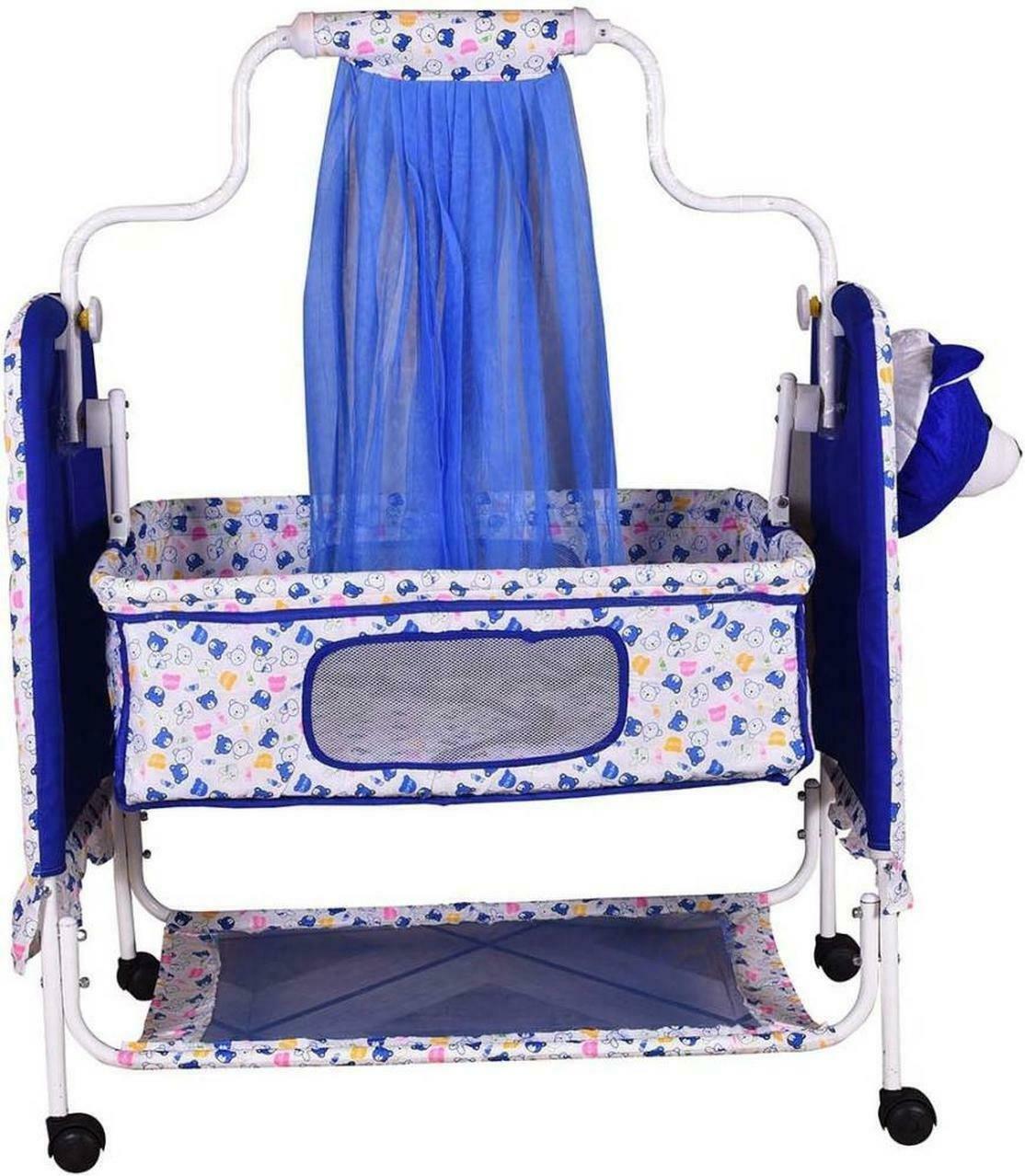 Shishu Baby Bassinet with Mosquito Net and Storage (Model J9)