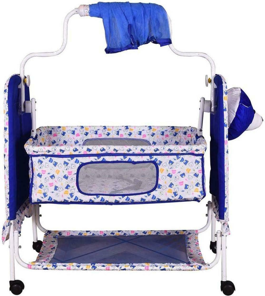 Shishu Baby Bassinet with Mosquito Net and Storage (Model J9)