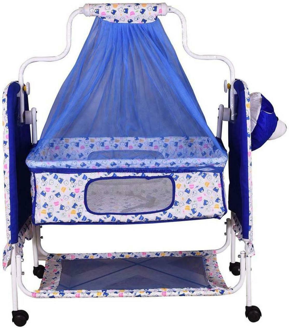 Shishu Baby Bassinet with Mosquito Net and Storage (Model J9)