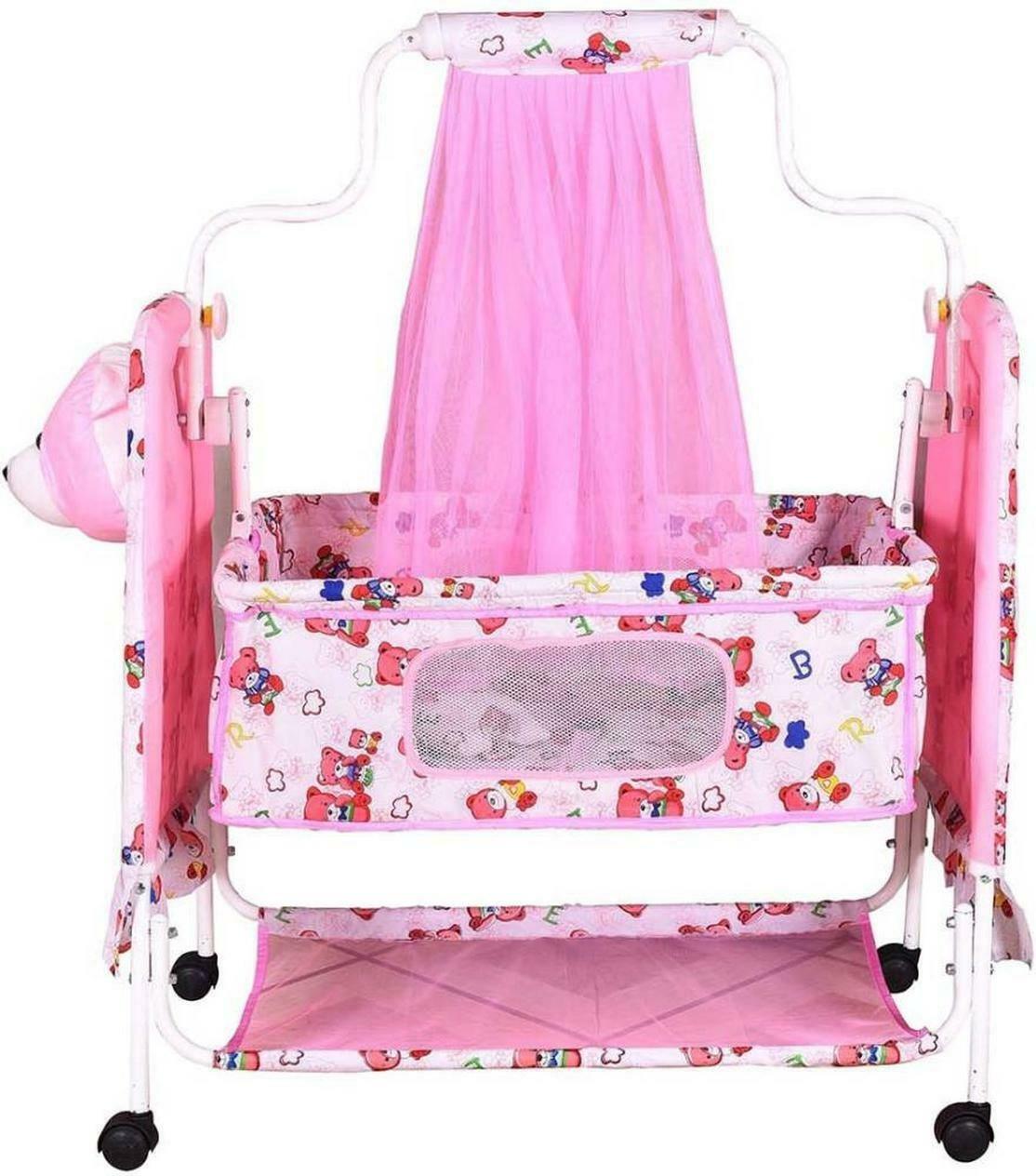 Shishu Baby Bassinet with Mosquito Net and Storage (Model J9)