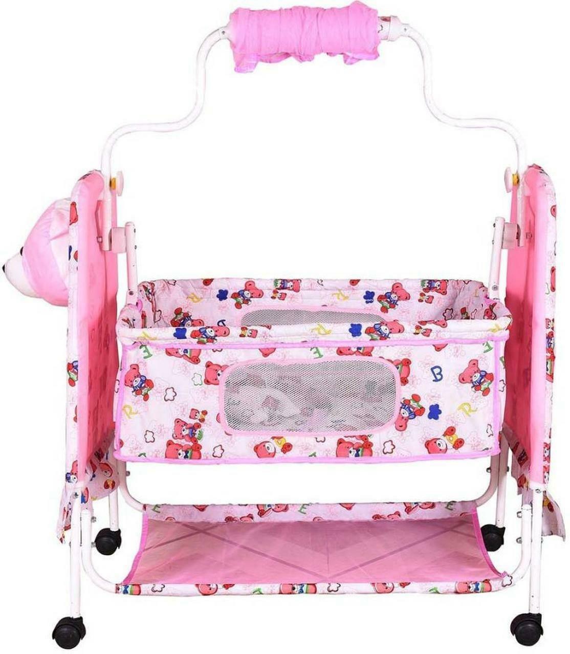Shishu Baby Bassinet with Mosquito Net and Storage (Model J9)