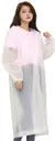 Transparent Unisex Long Raincoat Assorted Colour