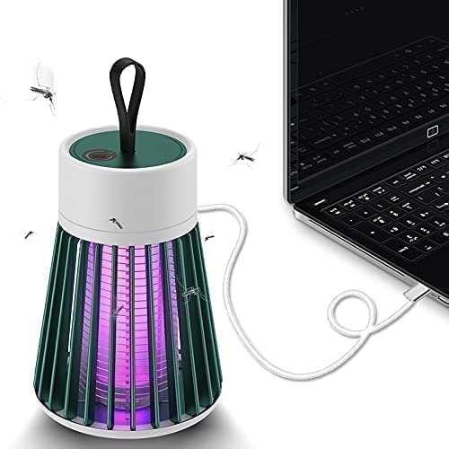 USB Electric Mosquito Killer Lamp – Portable Insect Trap with UV Light | Silent & Safe for Home & Office (Pack of 1)