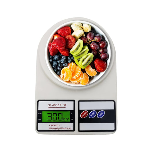 Digital Kitchen Weighing Scale – 10Kg Capacity with LCD Display & Tare Function (Assorted Color)