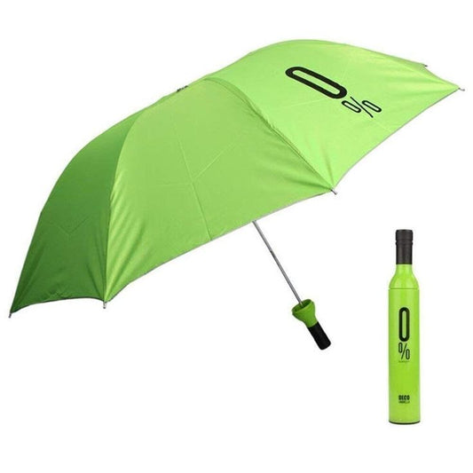 Trendy Bottle Umbrella – 3 Fold Auto Open Waterproof Umbrella with Bottle Case, Assorted Colour (Unisex)