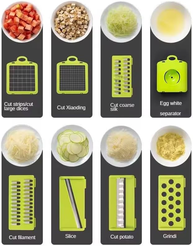Vegetable Chopper – Multifunctional Kitchen Cutter & Slicer for Fast Food Prep