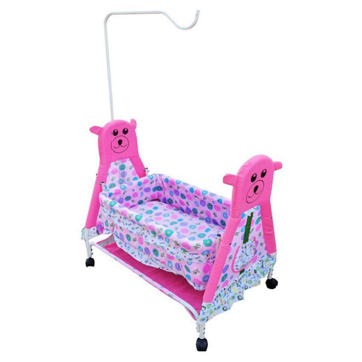 Shishu Baby Bassinet with Mosquito Net and Storage (Model J12)