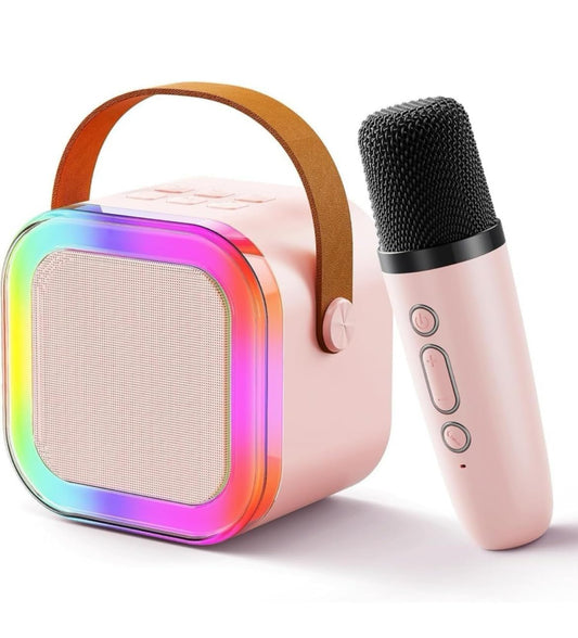 K12 Bluetooth Wireless Speaker | Portable Mini Bass Speaker with LED & FM
