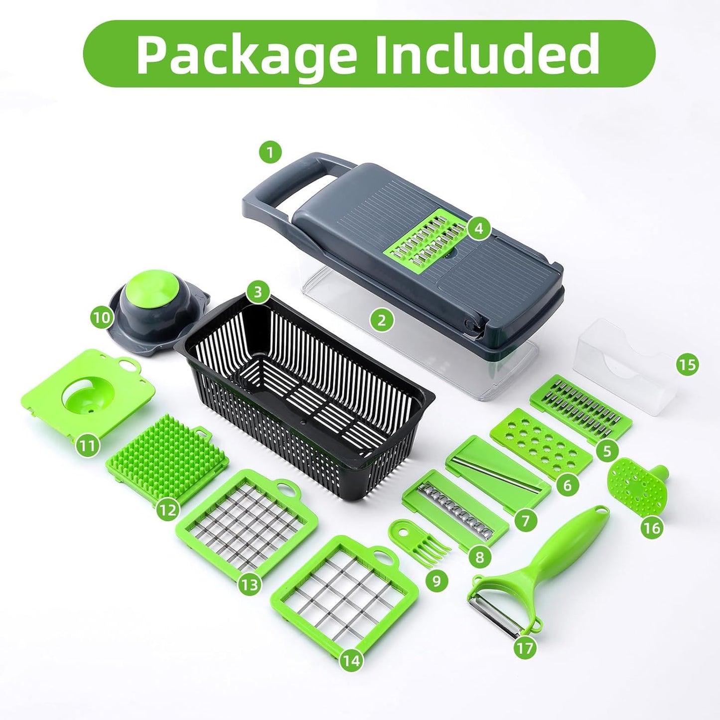 Vegetable Chopper – Multifunctional Kitchen Cutter & Slicer for Fast Food Prep