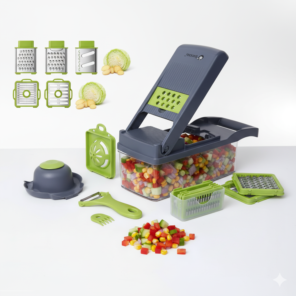 Vegetable Chopper – Multifunctional Kitchen Cutter & Slicer for Fast Food Prep