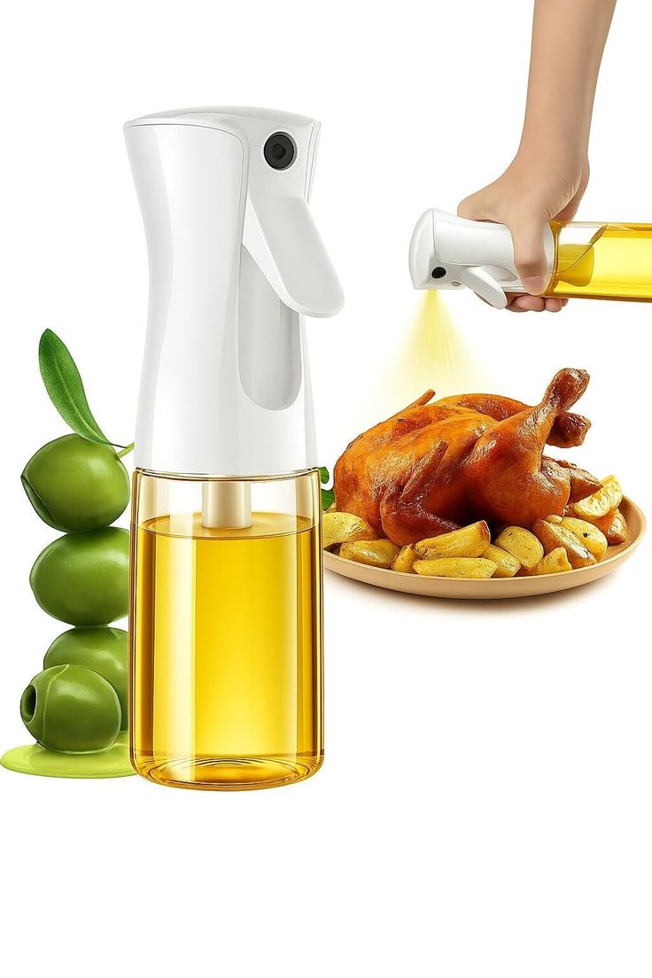 Palamu Olive Oil Sprayer Bottle – Leak-proof Glass Spray Bottle for Kitchen, BBQ, Air Fryer & Camping