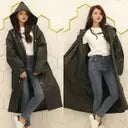 Transparent Unisex Long Raincoat Assorted Colour