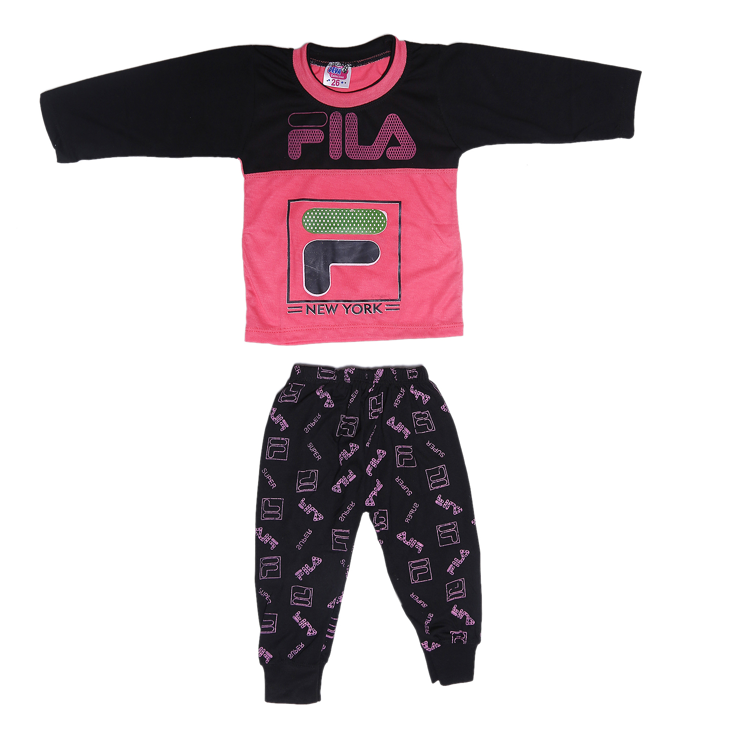 FULL SLEEVES T-SHIRT WITH PAYJAMA SET (PACK OF 3)