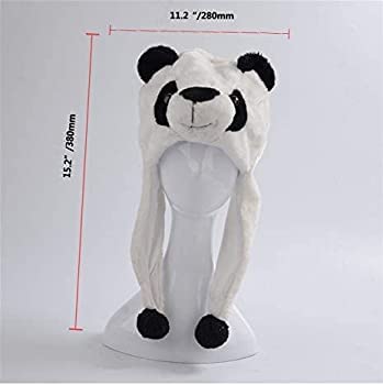 KIDS CUTE PANDA FUR CAP (PACK OF 1)